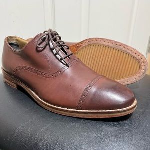 Cole Haan Grand OS Cambridge Cap Toe Oxford Brown Leather Men’s Sz: 8.5D C12912